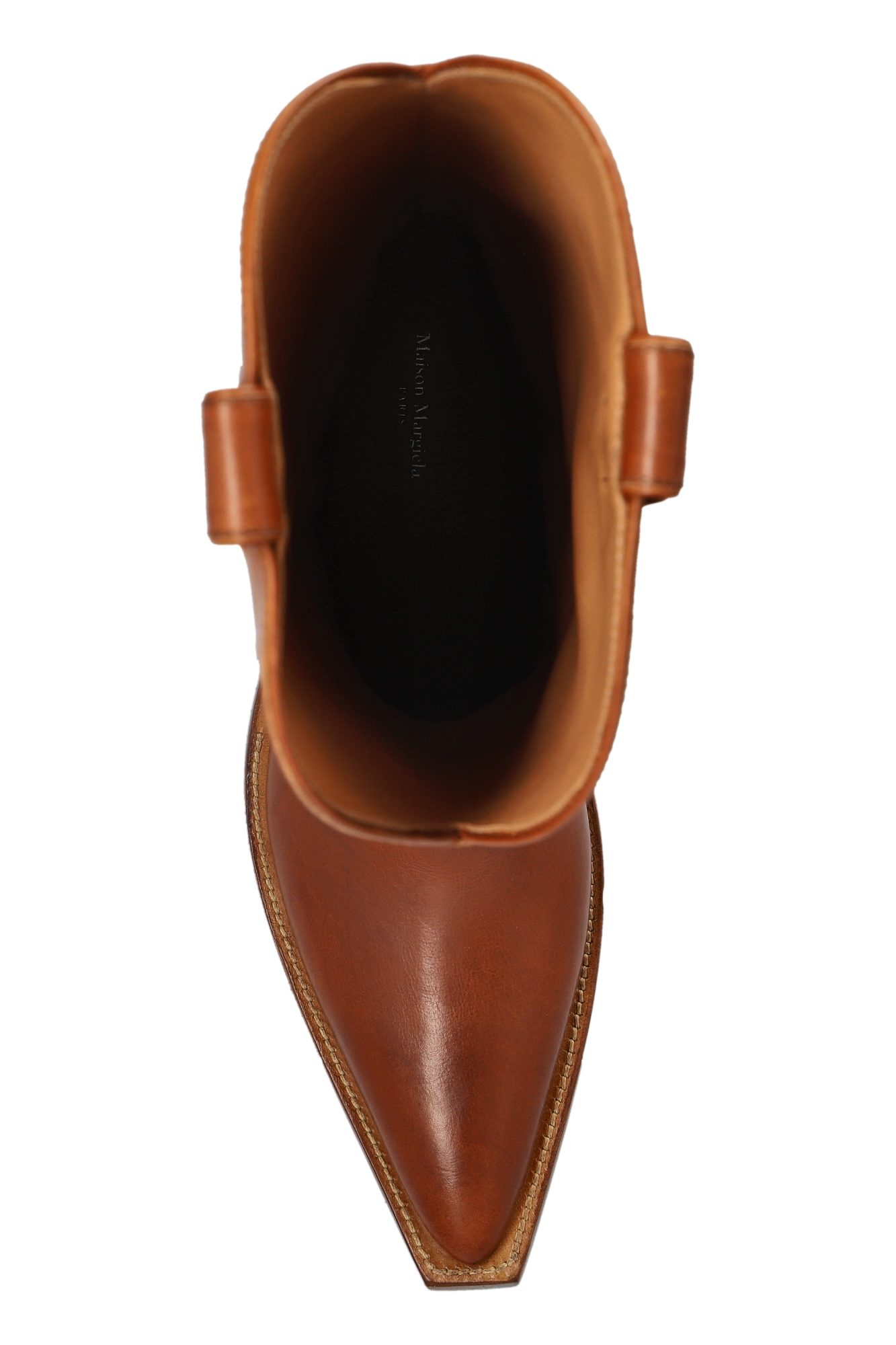 Maison Margiela Cowboy boots with wedge heels 'Heel-less